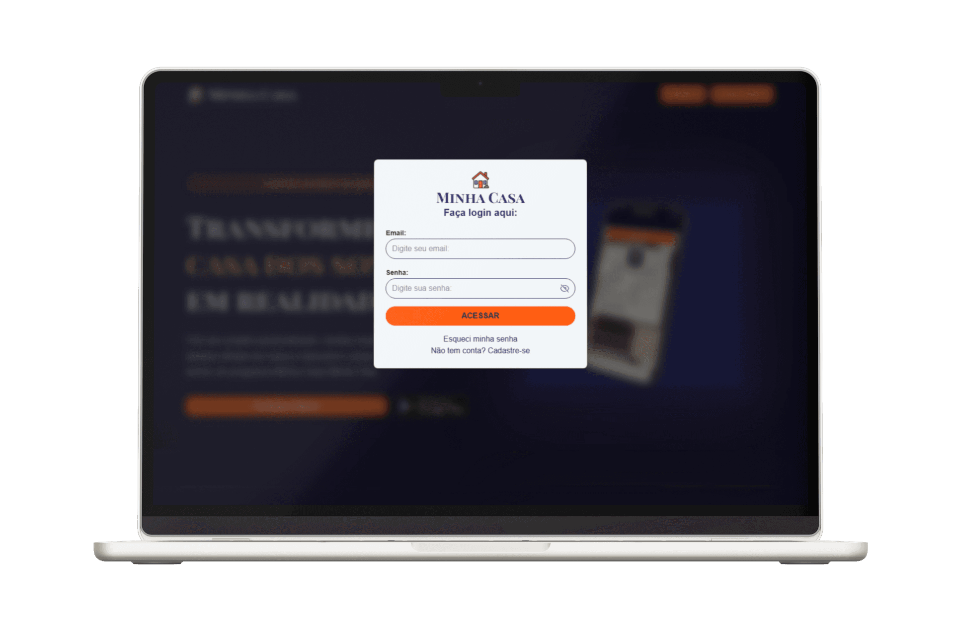 Minha Casa web login